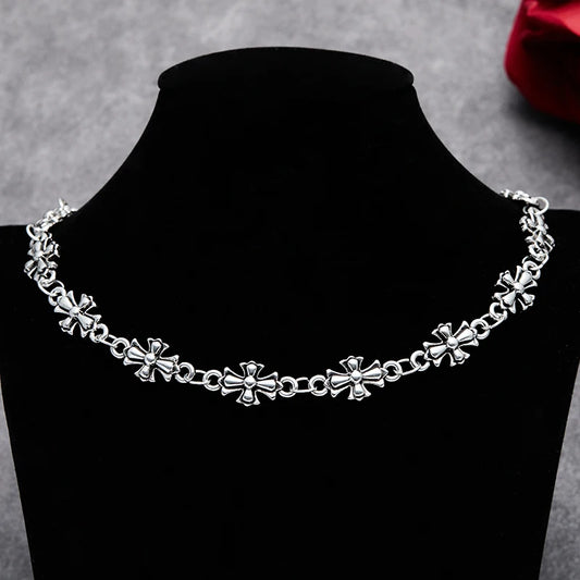 Gothic Cross Chain Necklace