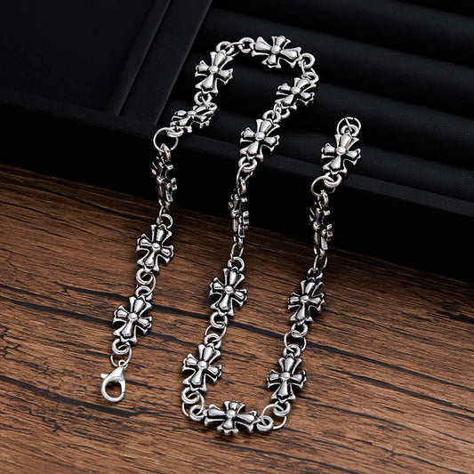 Gothic Cross Chain Necklace