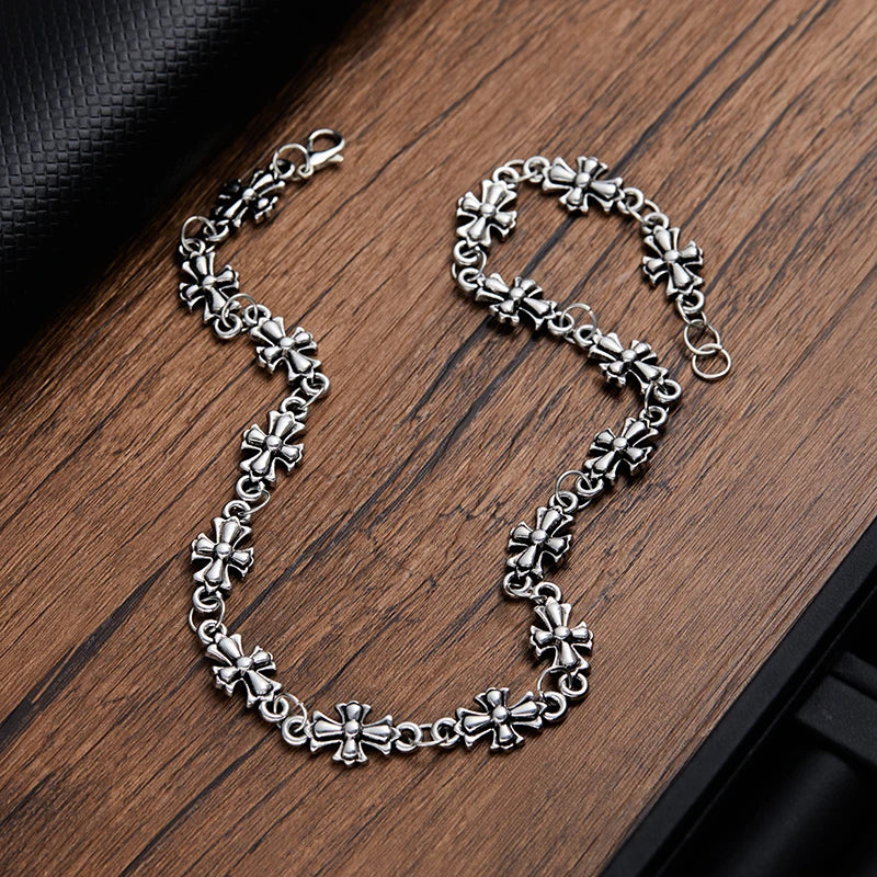 Gothic Cross Chain Necklace