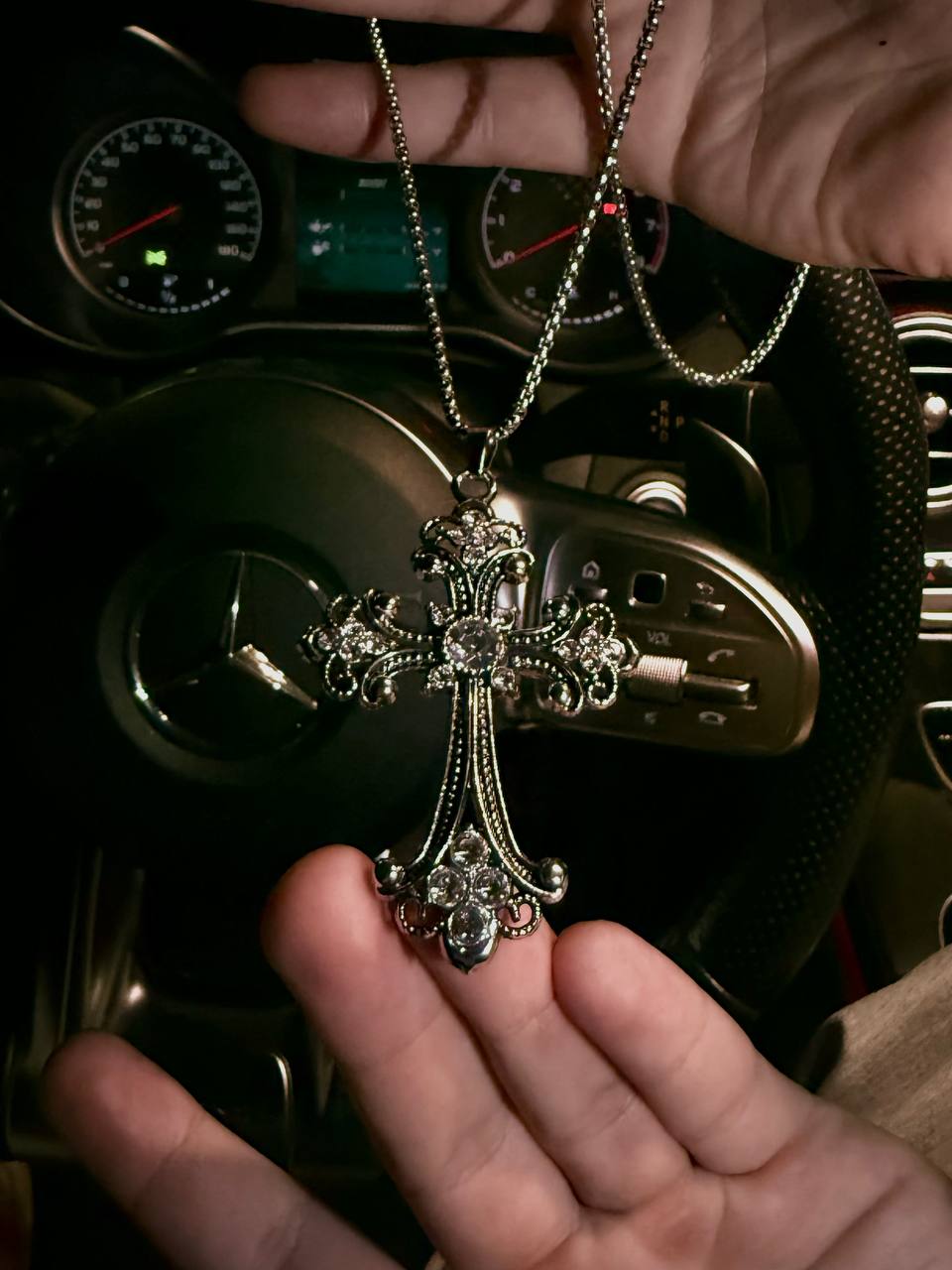 Shadow Cross Pendant